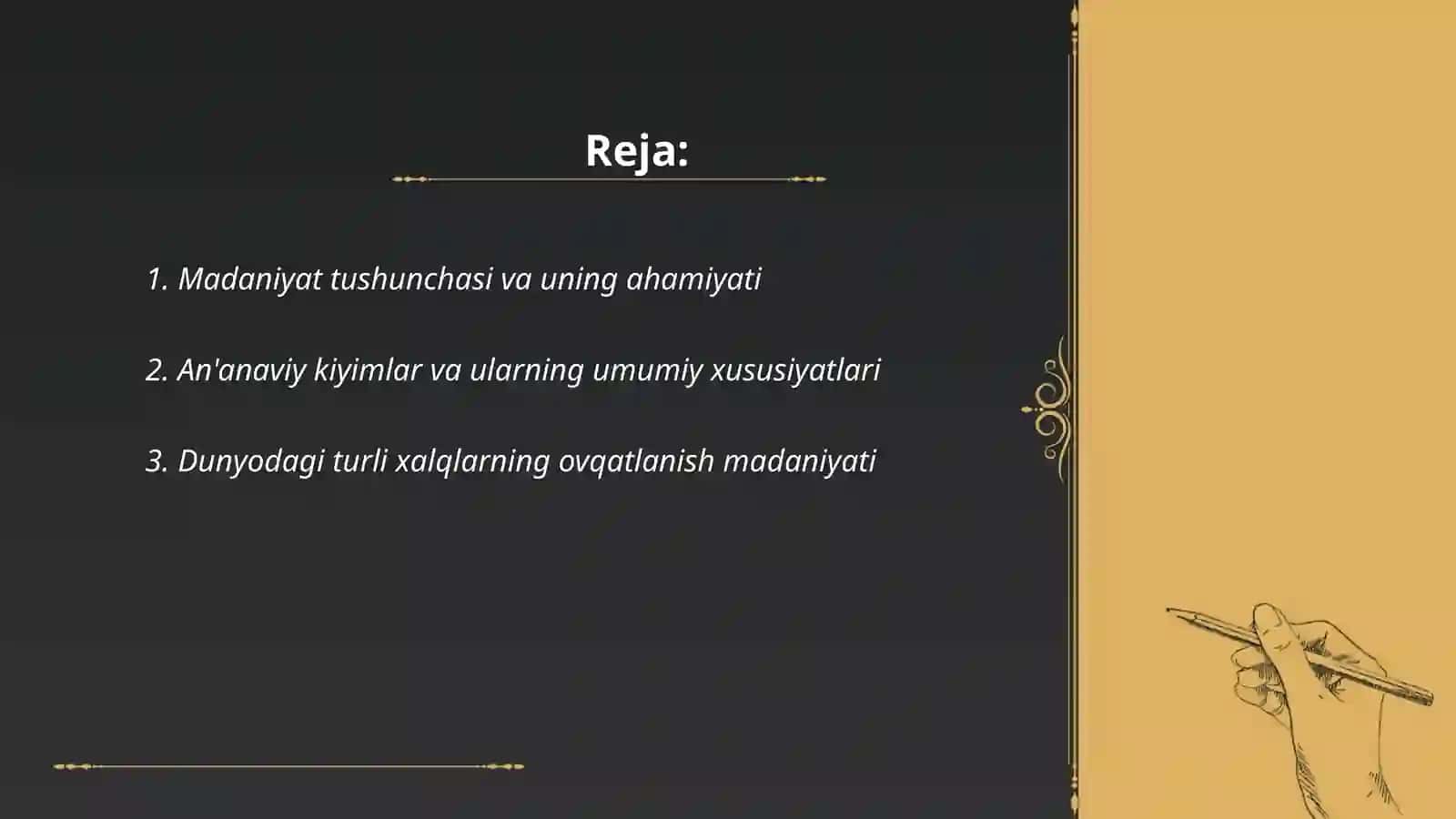 Madaniyat tushunchasi va uning ahamiyati 2