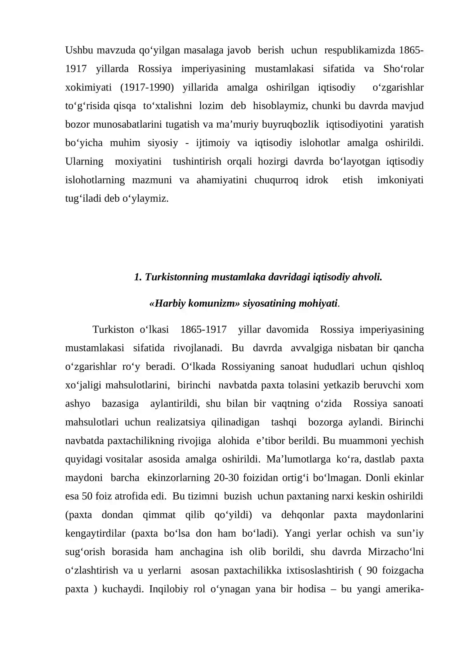 O‘zbekistonda erkin bozor iqtisodiyotini yaratishning konsepsiyalari va uning shakillanish xususiyatlari 2