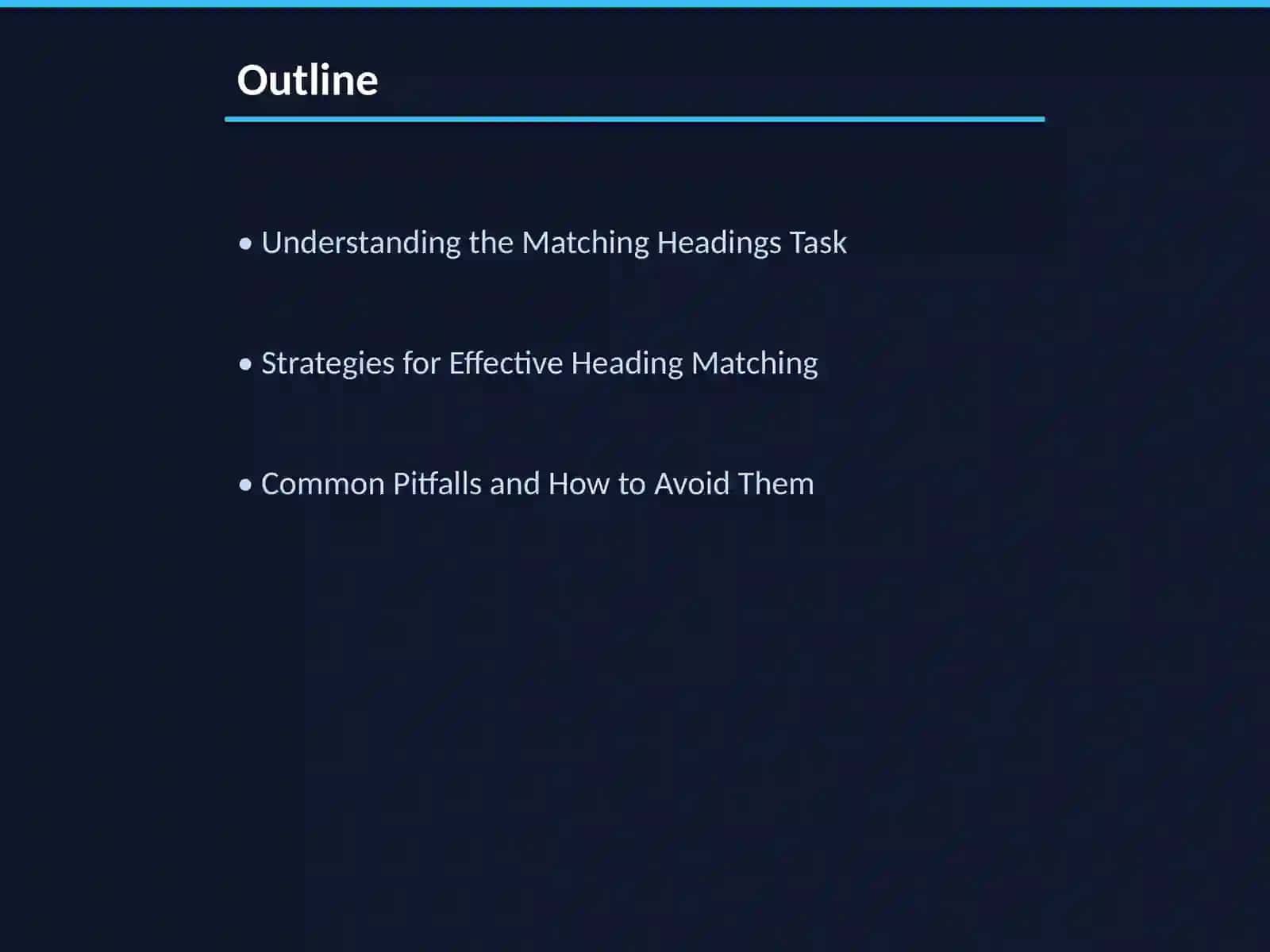 IELTS reading. Matching headings 2
