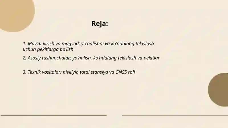 Egri chiziqlarni rejalashtirish 2