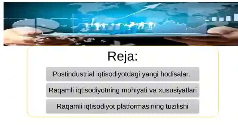 RAQAMLI IQTISODIYOT ASOSLARI 2