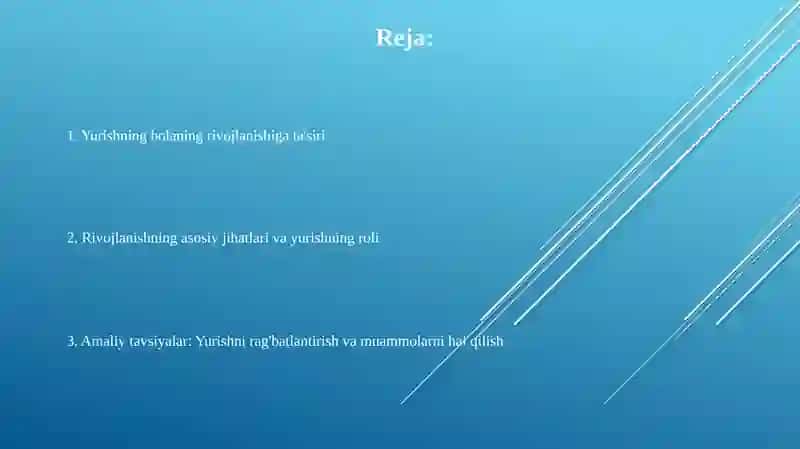 Yurishning bolaning rivojlanishiga ta'siri 2