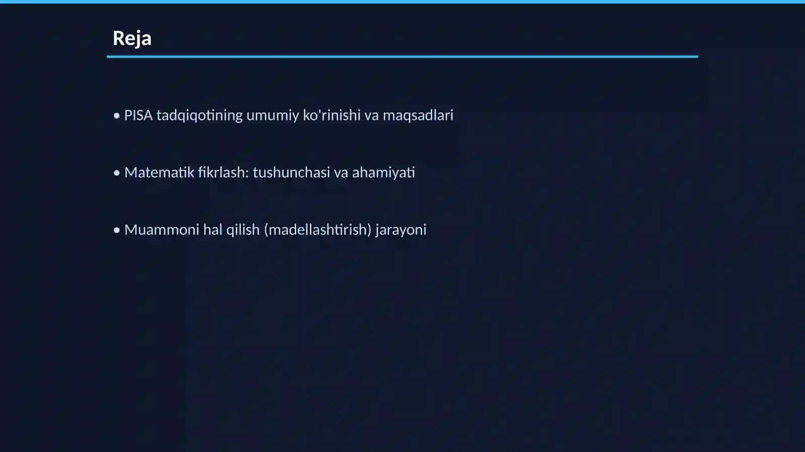 PISA tadqiqotida matematik fikrlash va muammoni hal qilish (madellashtirish) orasidagi bog'lanish tsikliga oid ko'rgazmali material tayyorlash 2