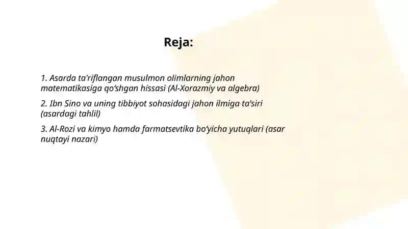 Shayx Muhammad Sodiq Muhammad Yusufning "olam va odam,din va ilim" asari 2