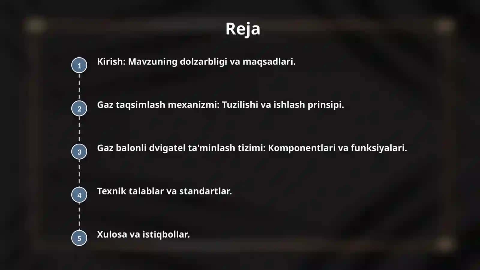 Gaz taqsimlash mexanizmi. Gaz balon qurilmali dvigatelning ta’minlash tizimi. 2
