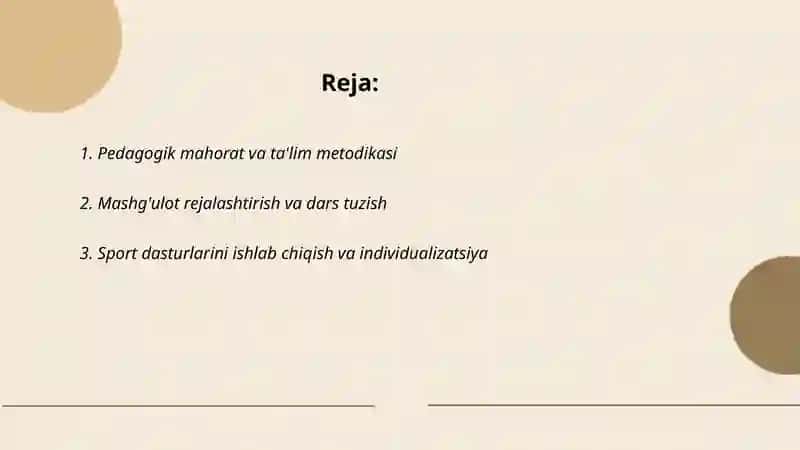 Trenerning kasbiy koʻnikmalari 2