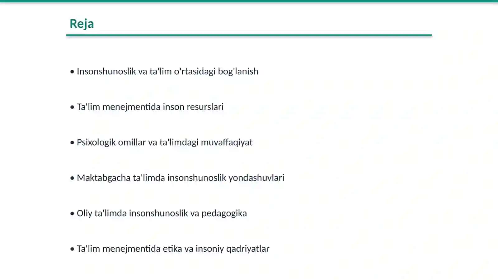 Insonshunoslik va ta'lim o'rtasidagi bog'lanish 2