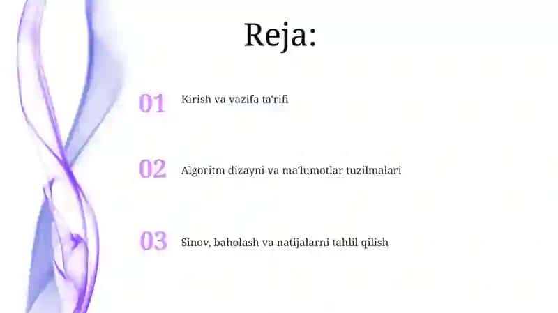 Matndagi yordamchi soʻzlarni topuvchi dastur tuzish 2