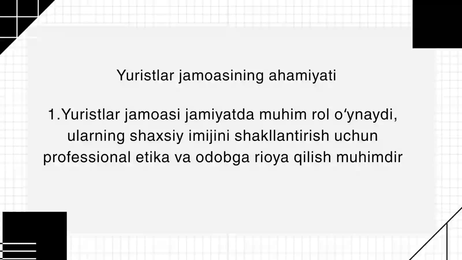 YURISTLAR JAMOASI HAMDA JAMIYATDA IJOBIY SHAXSIY IMIJNI SHAKLLANTIRISH YOʻL-YOʻRIQLARI 2