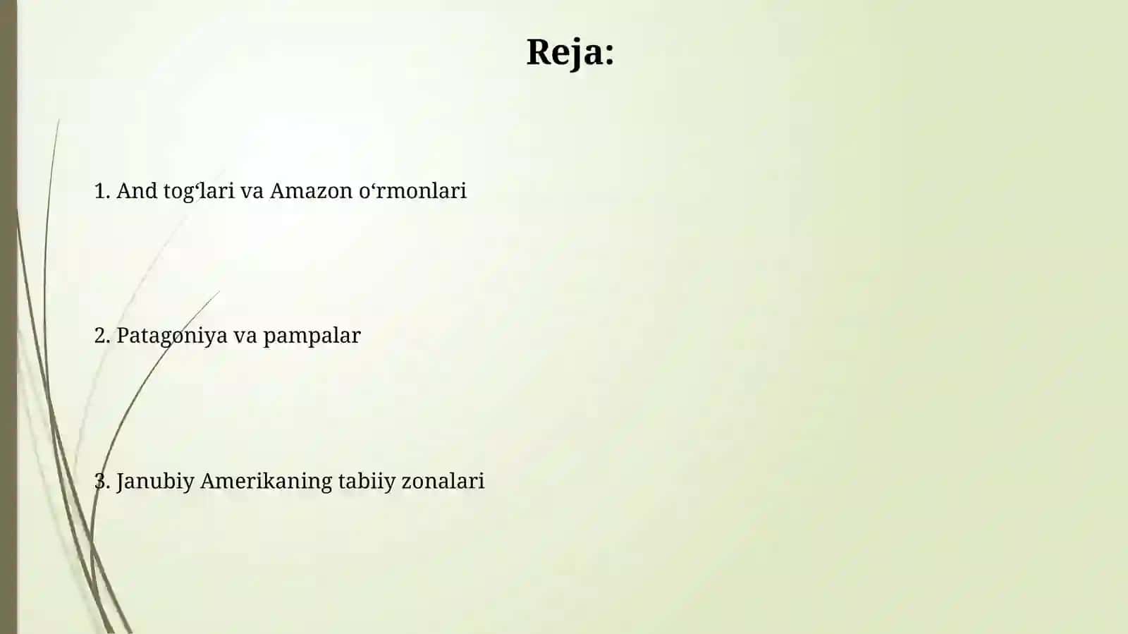 Janubiy amerika tabiat zonasi 2