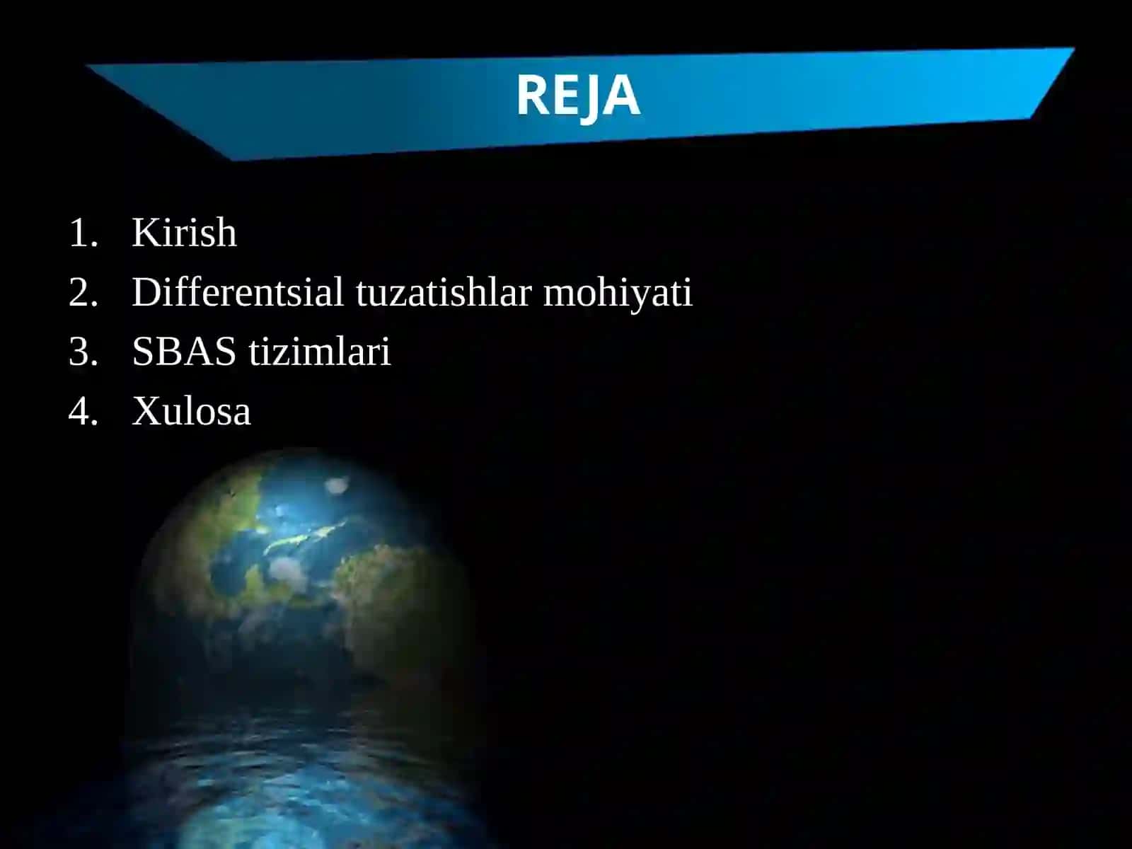 Differentsial Tuzatishlar va SBAS 2