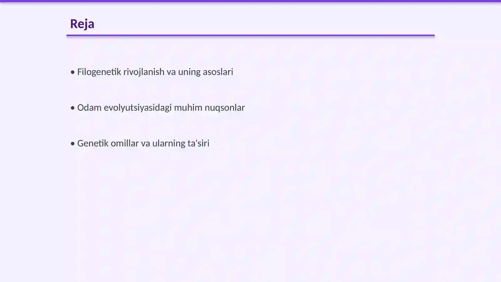 Odamda rivojlanishning filogenetik nuqsonlari 2