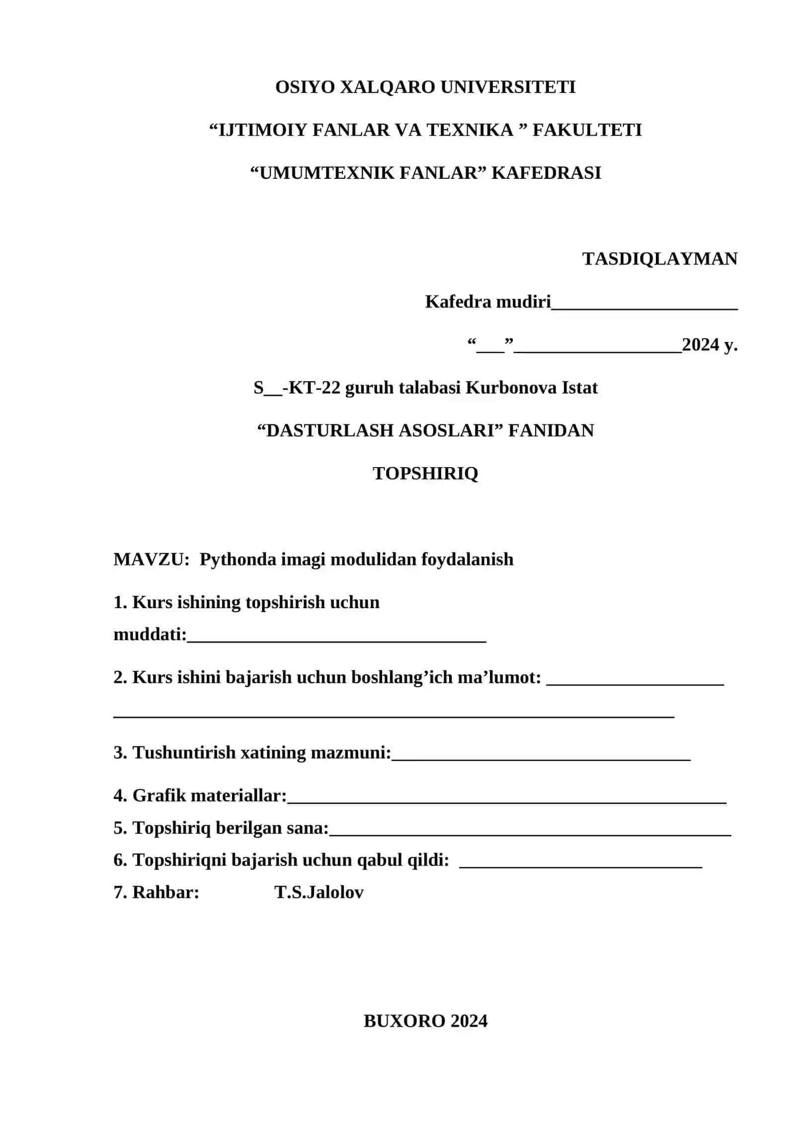 Pythonda imagi modulidan foydalanish 2