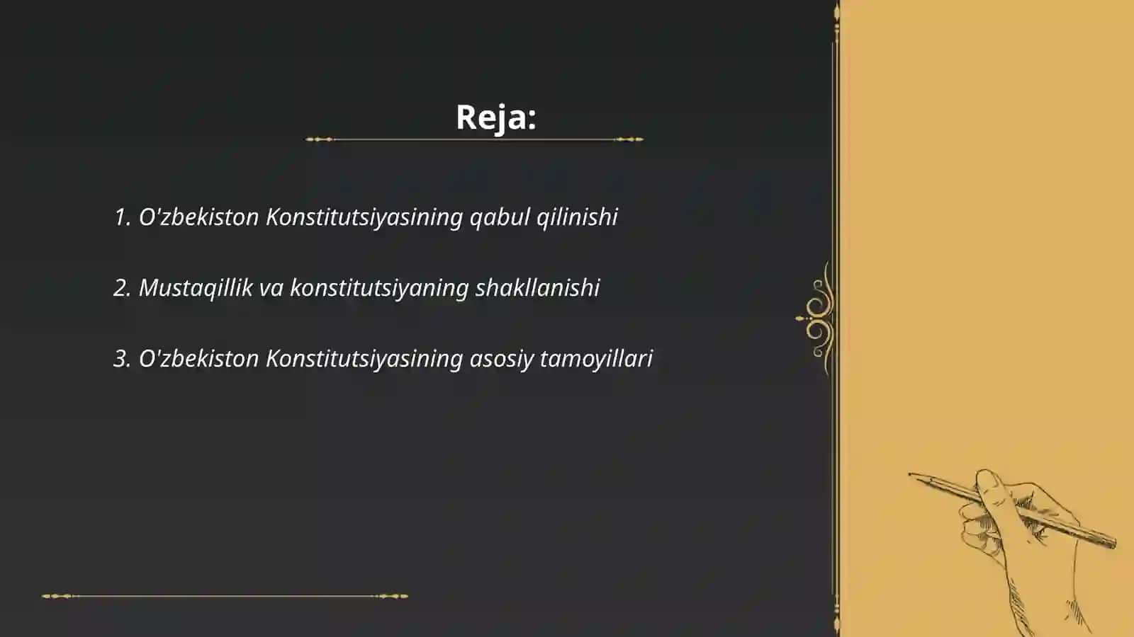 Oʻzbekiston konstitutsiyasi tarixi 2