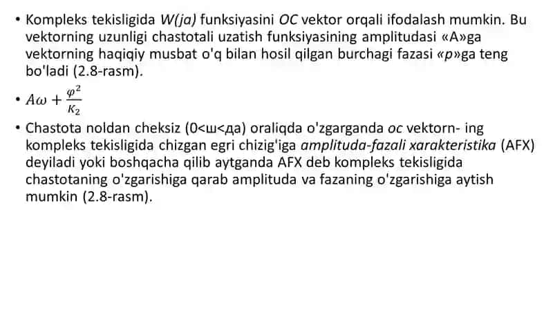 Chastotaliuzatish funksiyasi 2