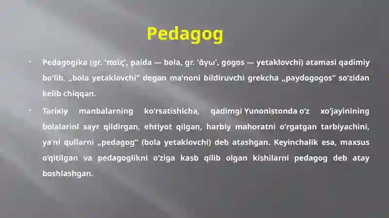 Pedagog 2