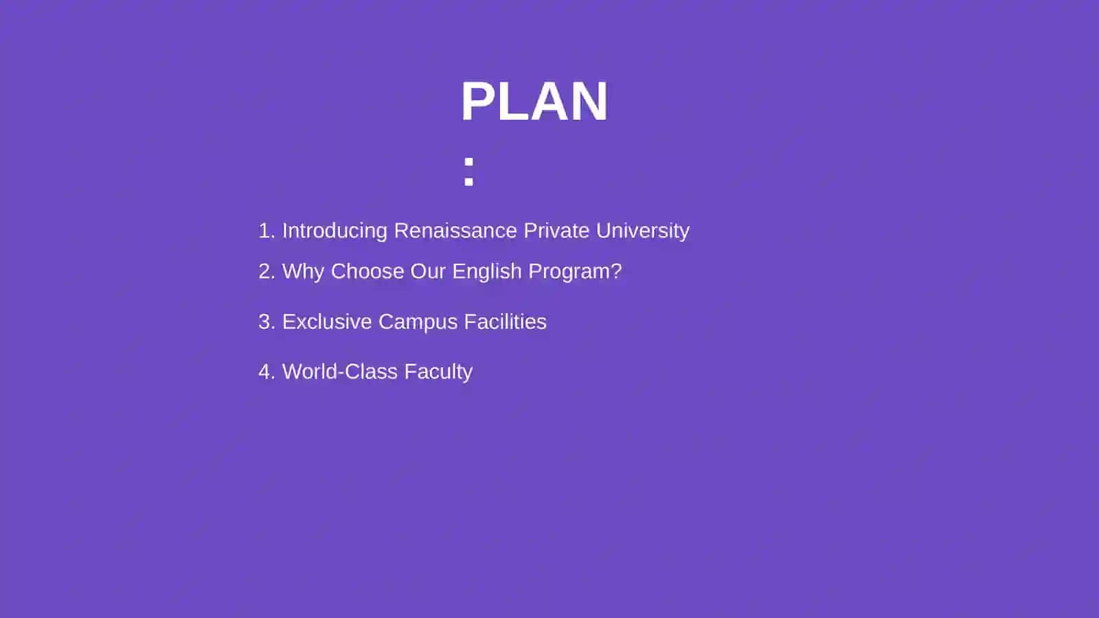 Renaissance Private University in English 2