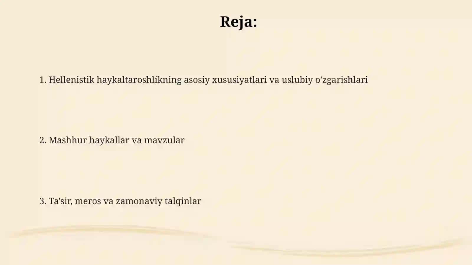 Ellin davri haykaltaroshligi 2