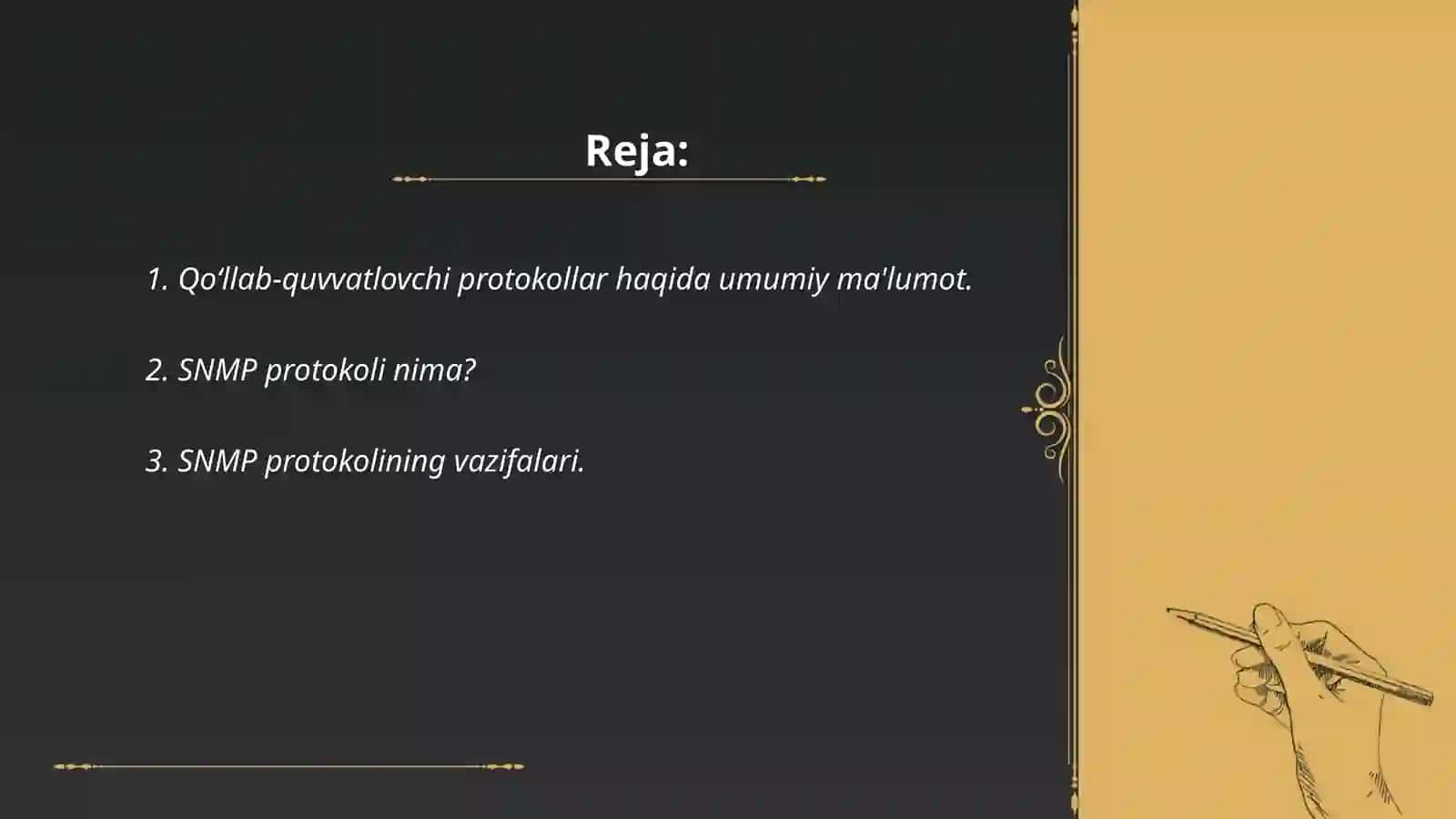 Qo‘llab-quvvatlovchi Protokollar 2