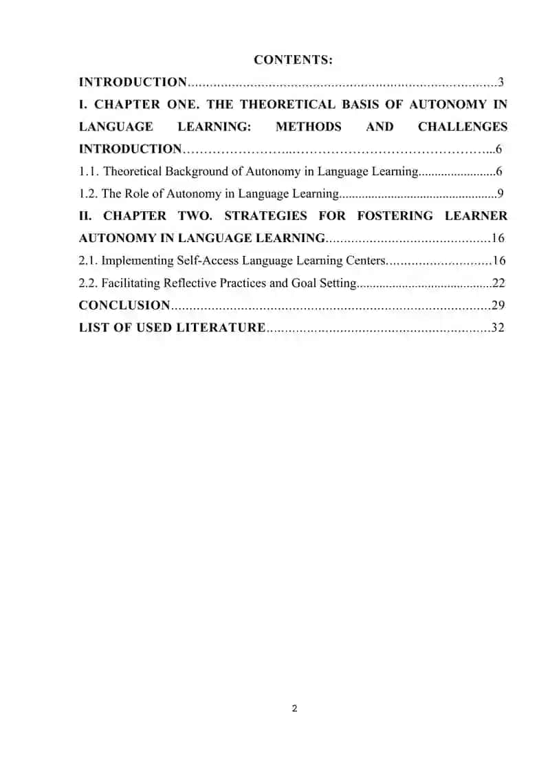 Autonomy in Language Learning Methods and Challenges 2