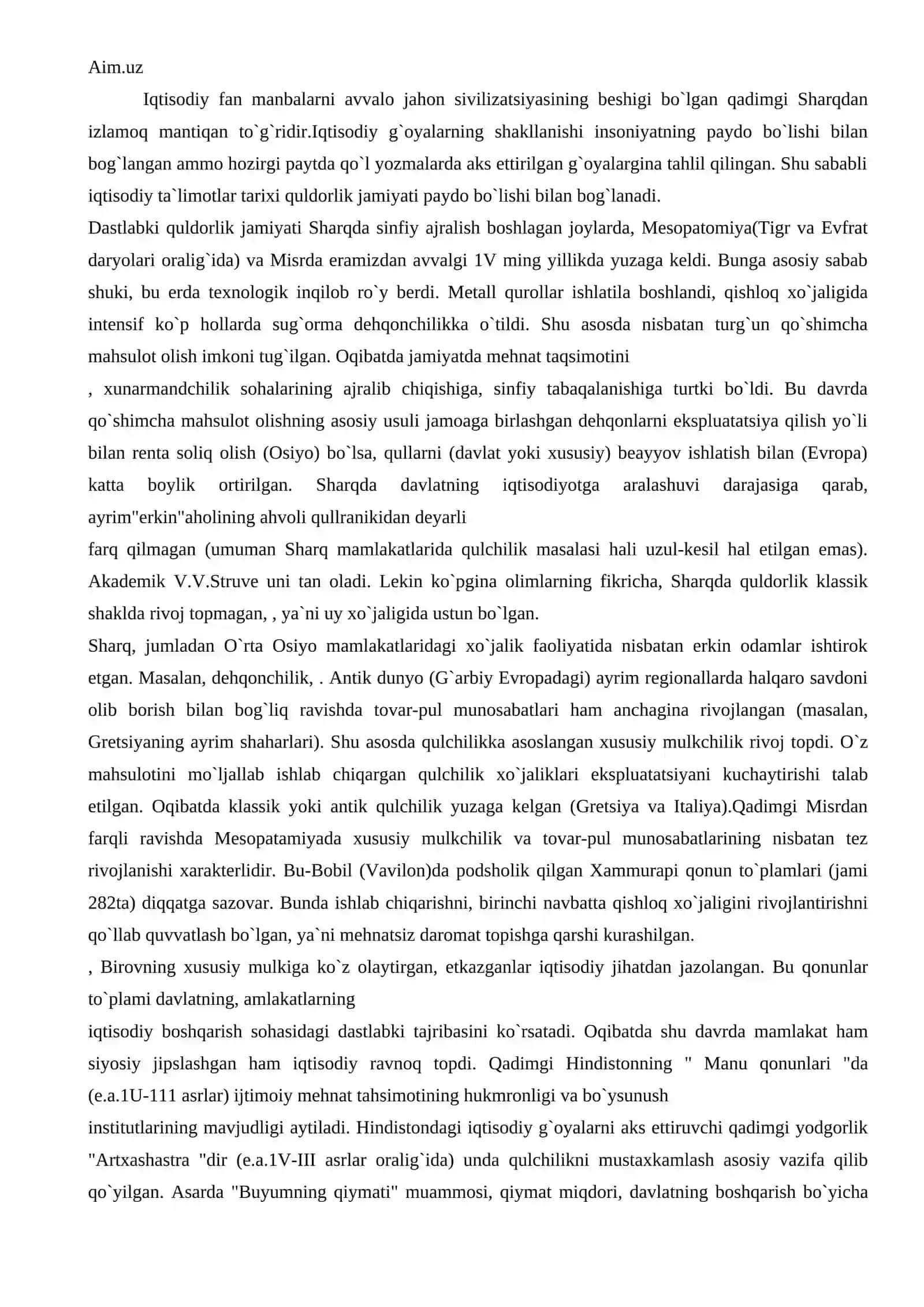 Hozirgi zamon iqtisodiy ta`limoti 2