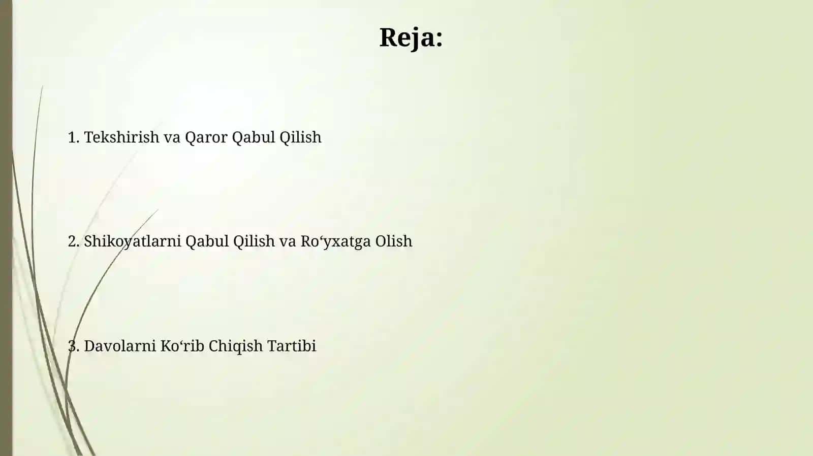 Davlat xaridlari sohasidagi shikoyatlarni ko'ribchiqishtartibi 2