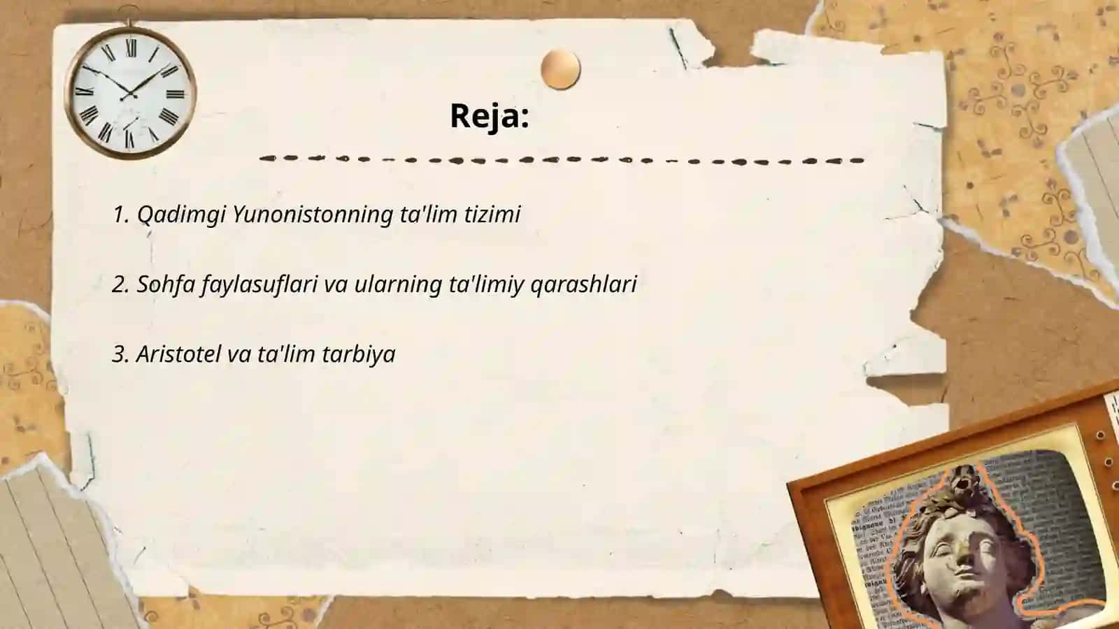 Qadimgi yunon faylasuflarining ta'lim tarbiya haqidagi fikrlari 2