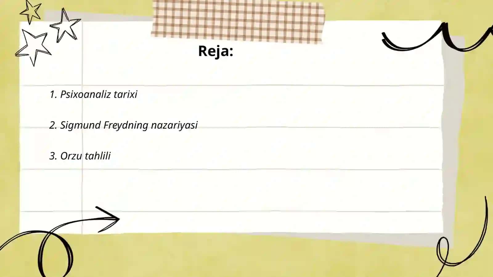 Psixoanaliz va psixodenamik terapiya 2