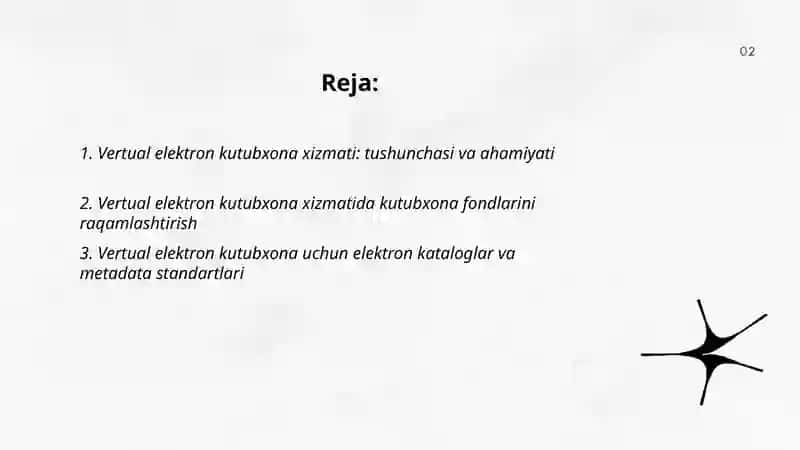 Vertual elektron kutubxona xizmati 2