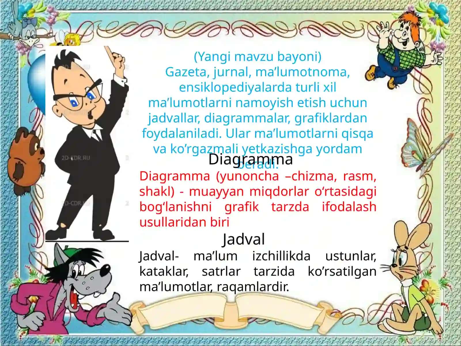 "Grafiklar va diagrammalar bilan ishlash"4-sinf “Ustunli diagrammalar” 2