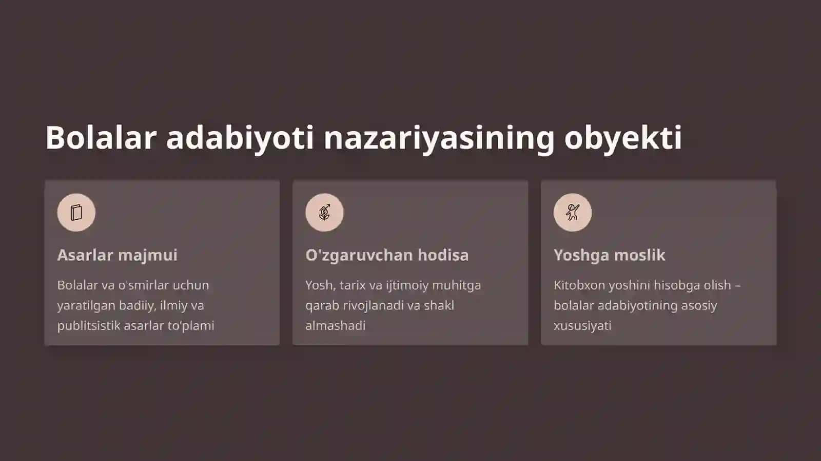 Bolalar adabiyoti nazariyasi fan sifatida 2