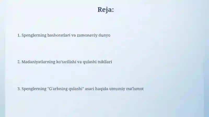 Yevropa quyoshining so'nishi asari haqida 2