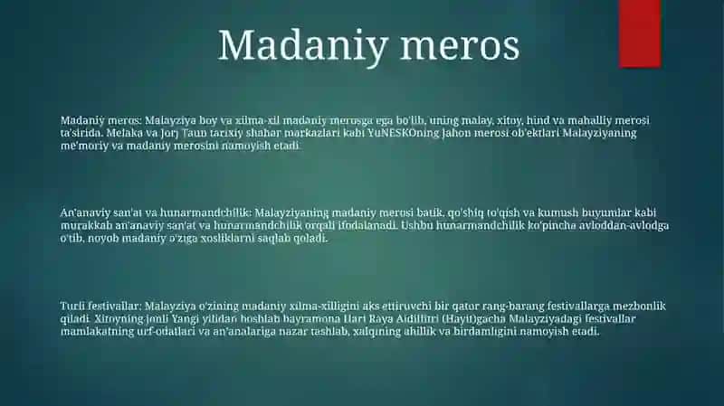 Malaziya Turizimi 2