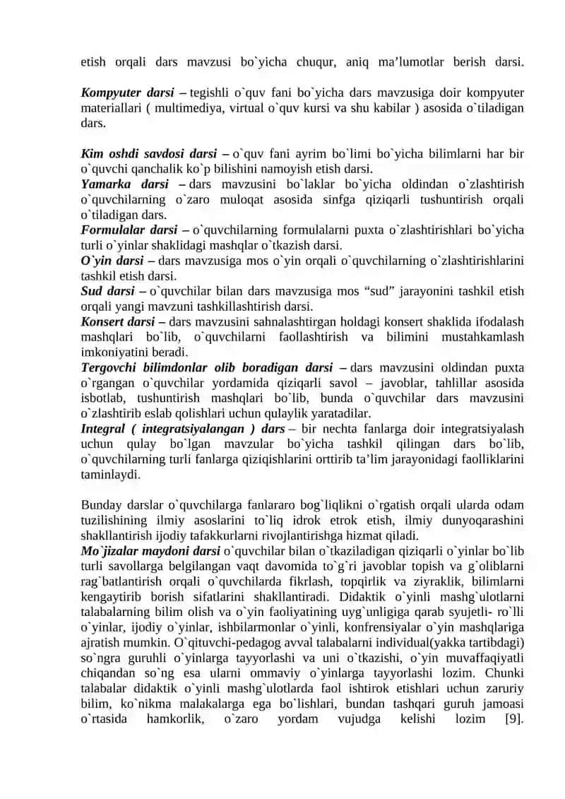 Bolalar bog’chasi ta’limiy-didaktik o’yini 2