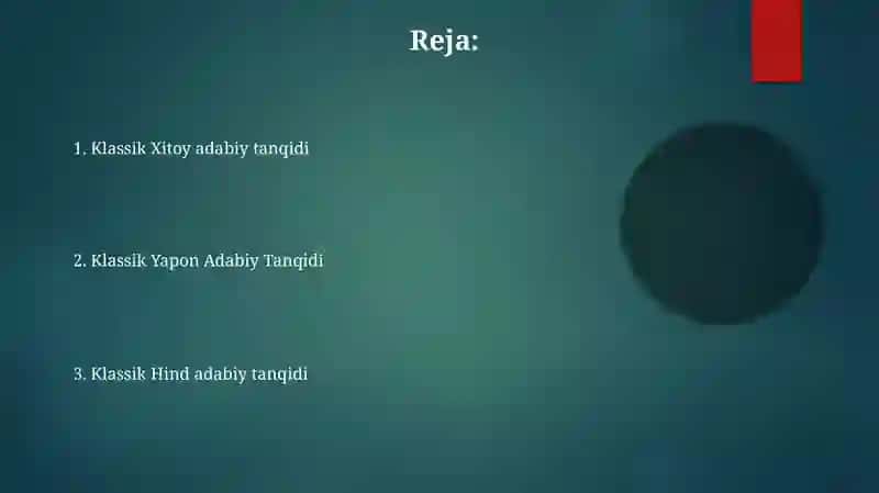 Sharq mumtoz adabiyotshunoslikgi tarixi 2