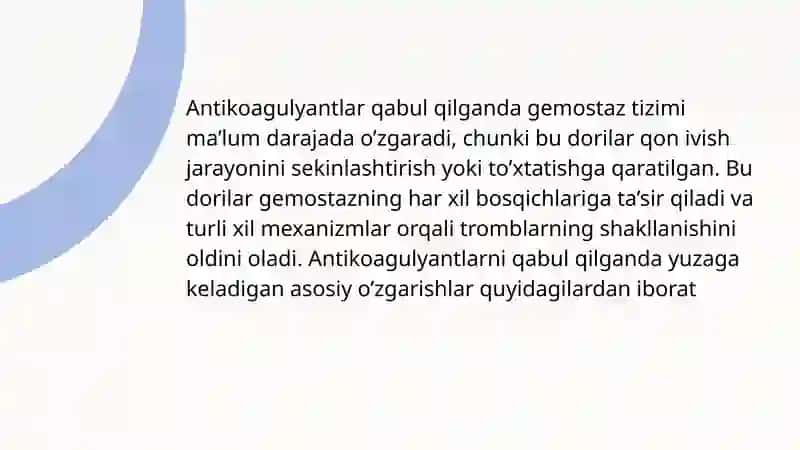 Antikoagulyantlar 2