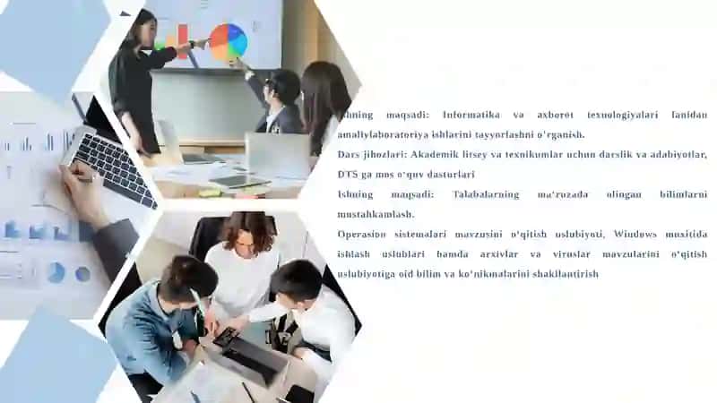 Informatika va axborot texnologiyalari fanidan amaliy-laboratoriya topshiriqlarini tayyorlash 2
