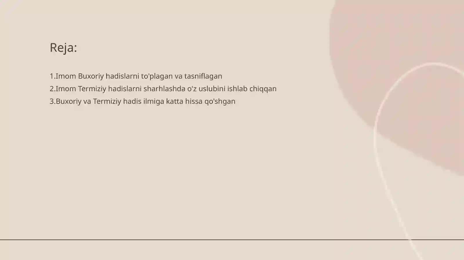 Imom Buxoriy va Imom Termiziyning hadisilmiga qoʻshgan hissalarini qiyosiy tahlili 2