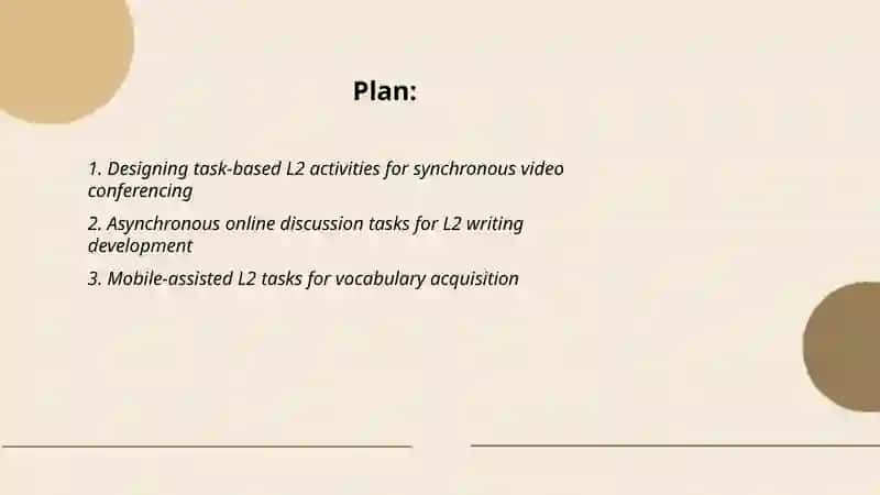 Technology-mediated L2 tasks 2