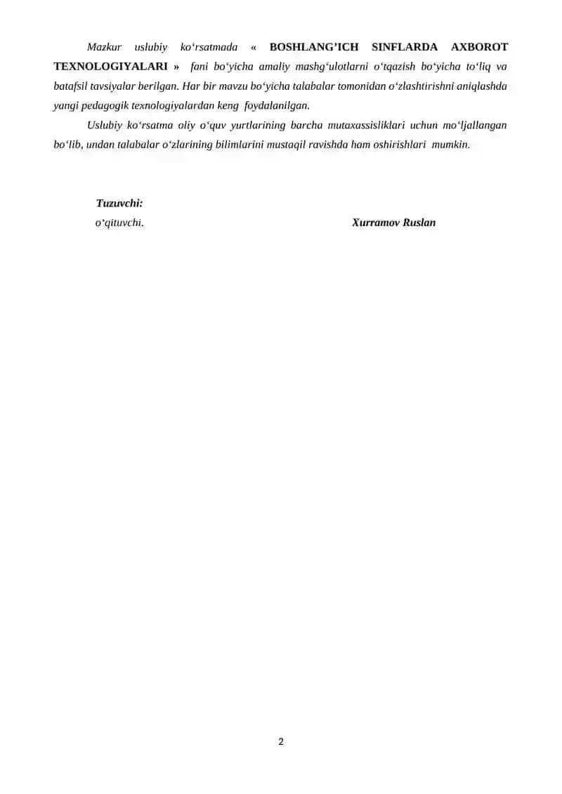 Qobiq dasturlar va arxivatorlar bilan ishlash 2