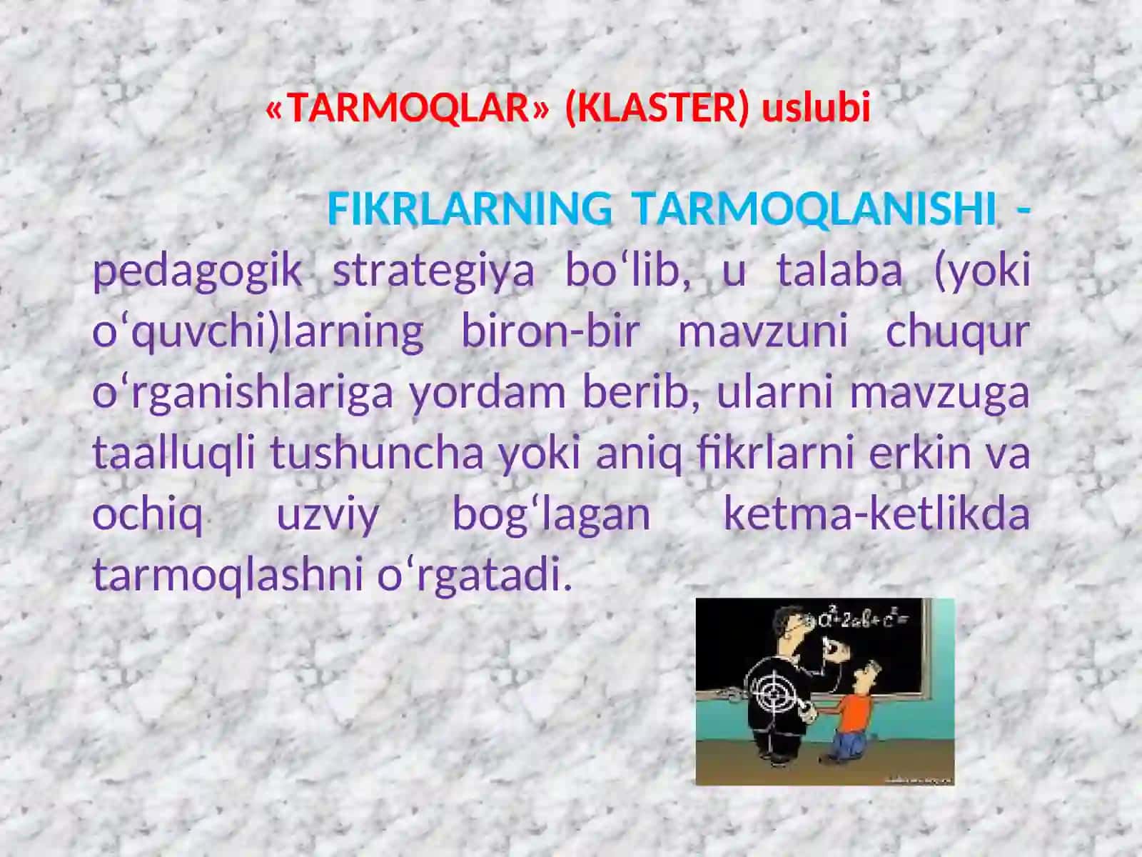 FIKRLARNING TARMOQLANISHI 2