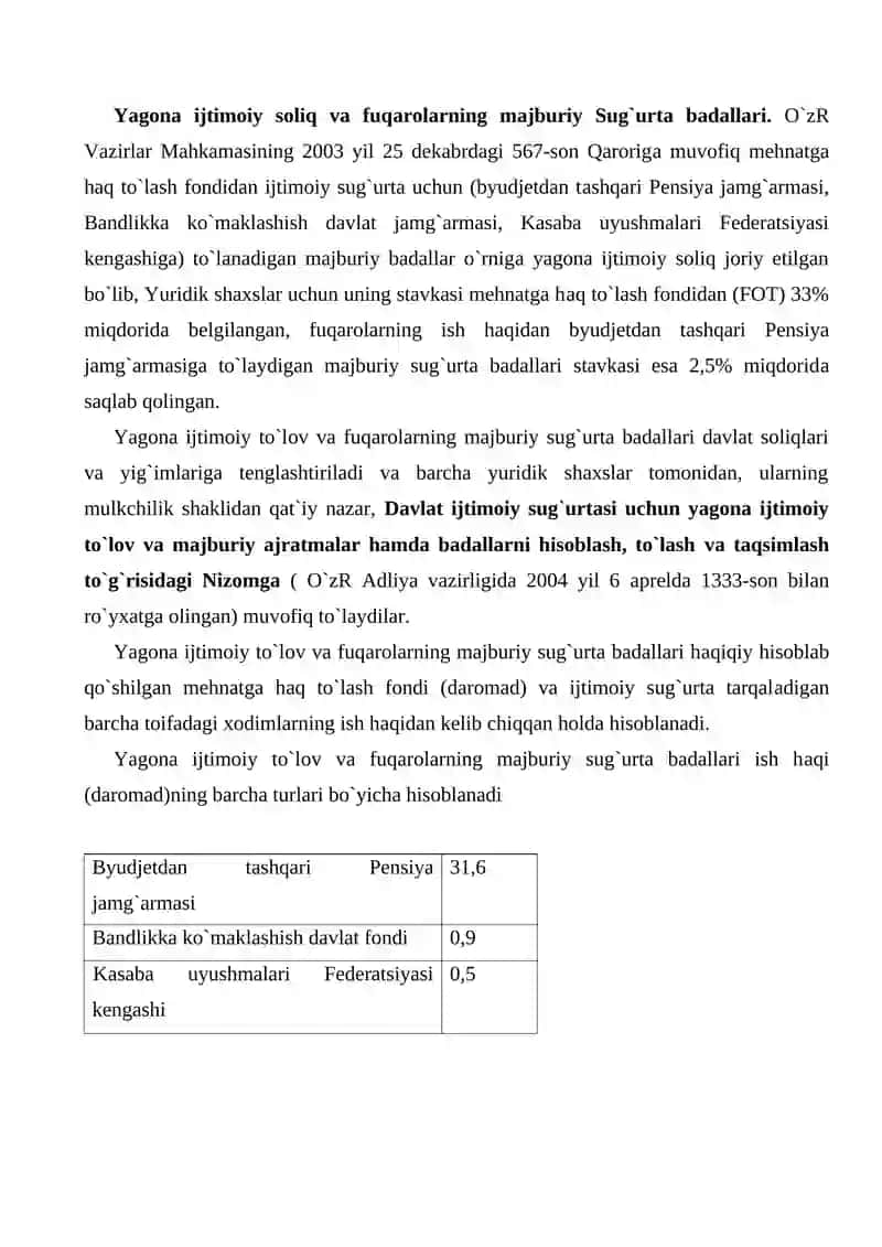 Ijtimoiy sug'urtaning nazariy asoslari 2