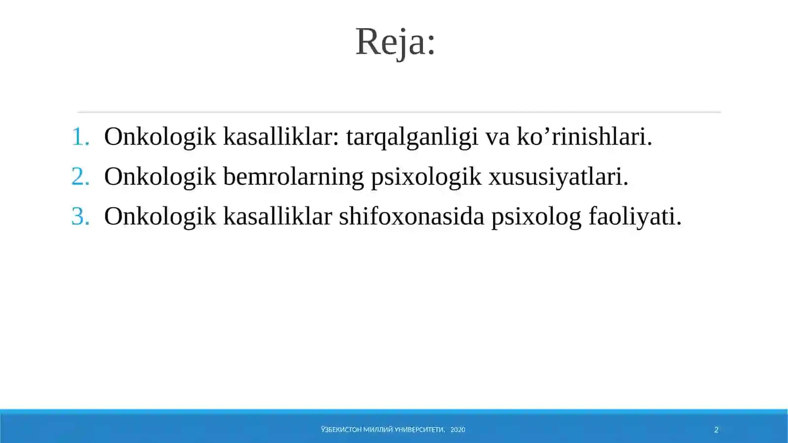 Onkologik kasalliklar bilan hastalangangan bemorlarga xos psixologik xususiyatlar 2