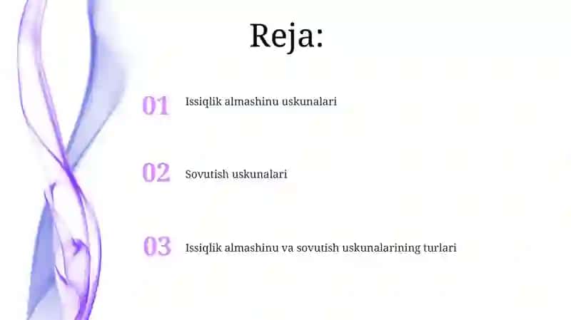 Issiqlik almashinu uskunalari 2