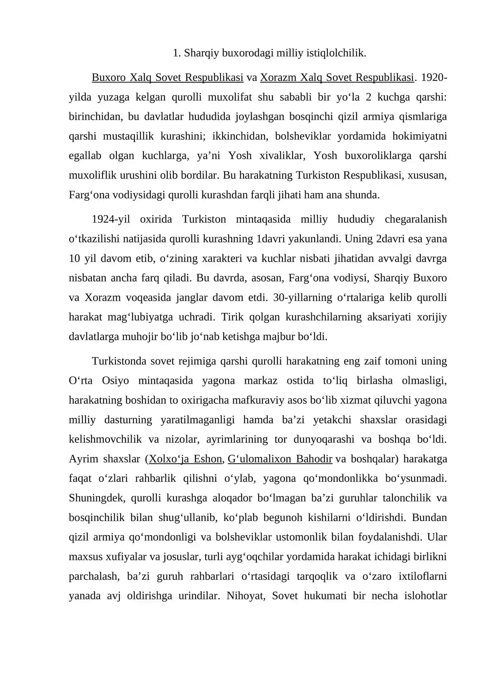 SHARQIY BUXORODAGI MILLIY ISTIQLOLCHILIK HARAKATI 2