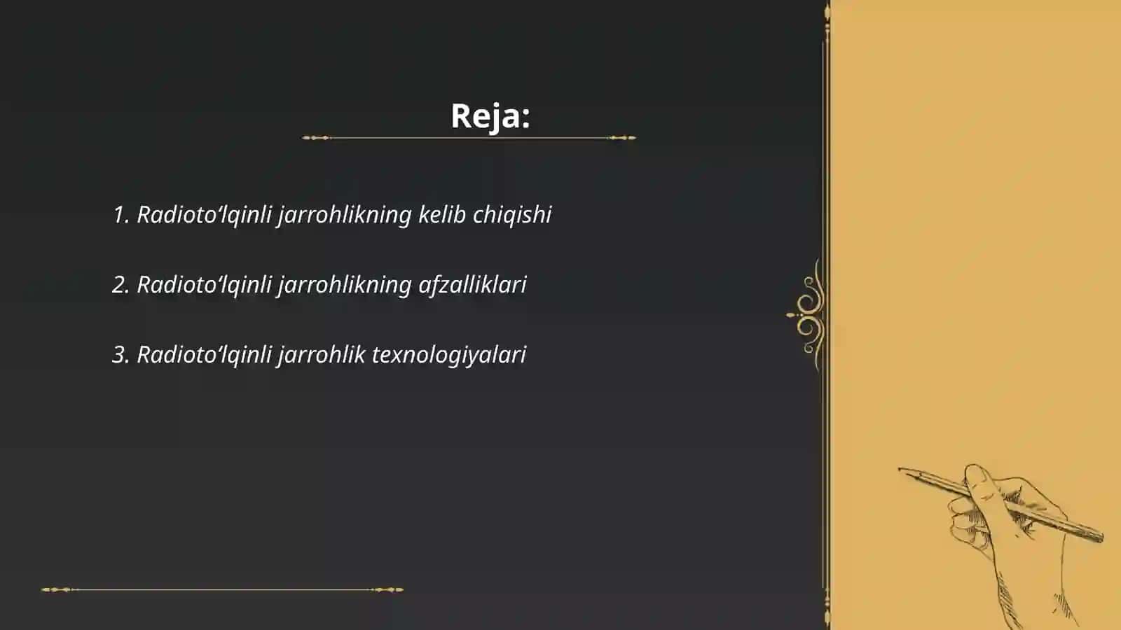 Radiotoʻlqinli jarrohlik 2