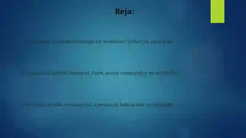 Eski o'zbek tilining grammatik qurilishi 2