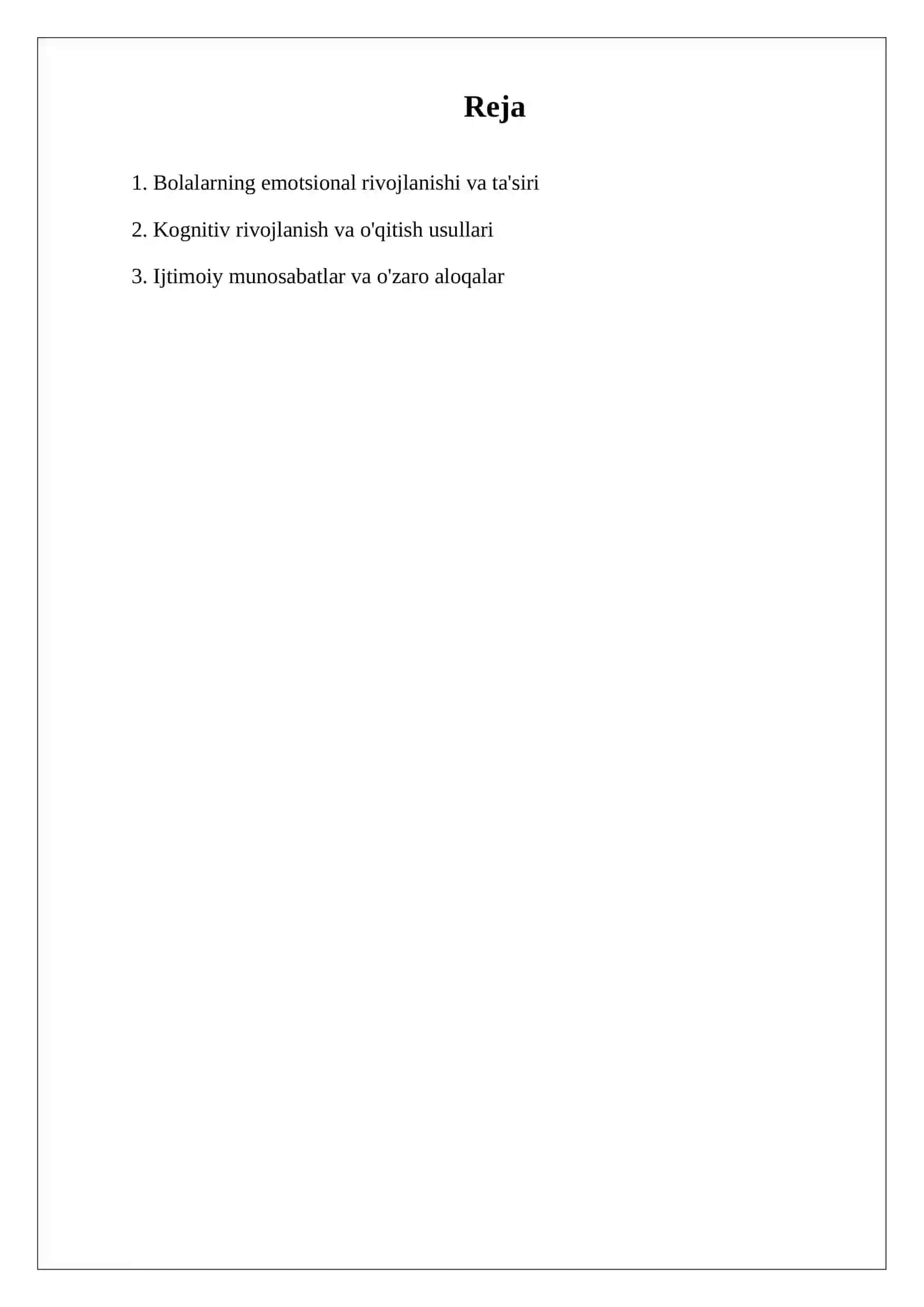 MAKTABGACHA YOSH DAVRIDA PSIXIK RIVOJLANISH XUSUSIYATLARI 2