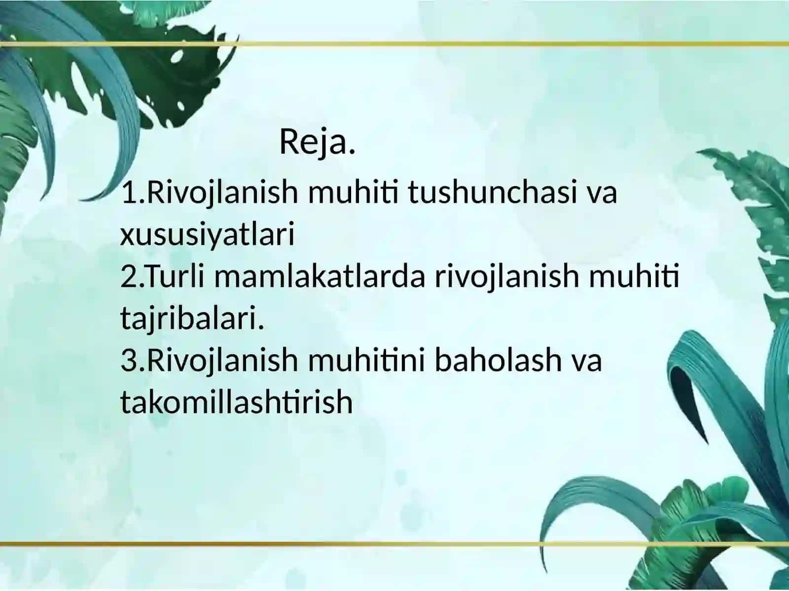 Maktabgacha ta’lim tashkilotlarida rivojlanish muhiti va rivojlanish markazlarining predmetli rivojlanish muhitini qurish 2