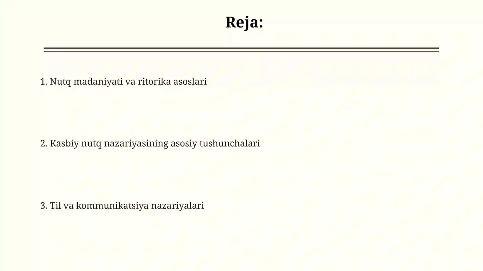 Kasbiy nutqning nazarya asoslari 2